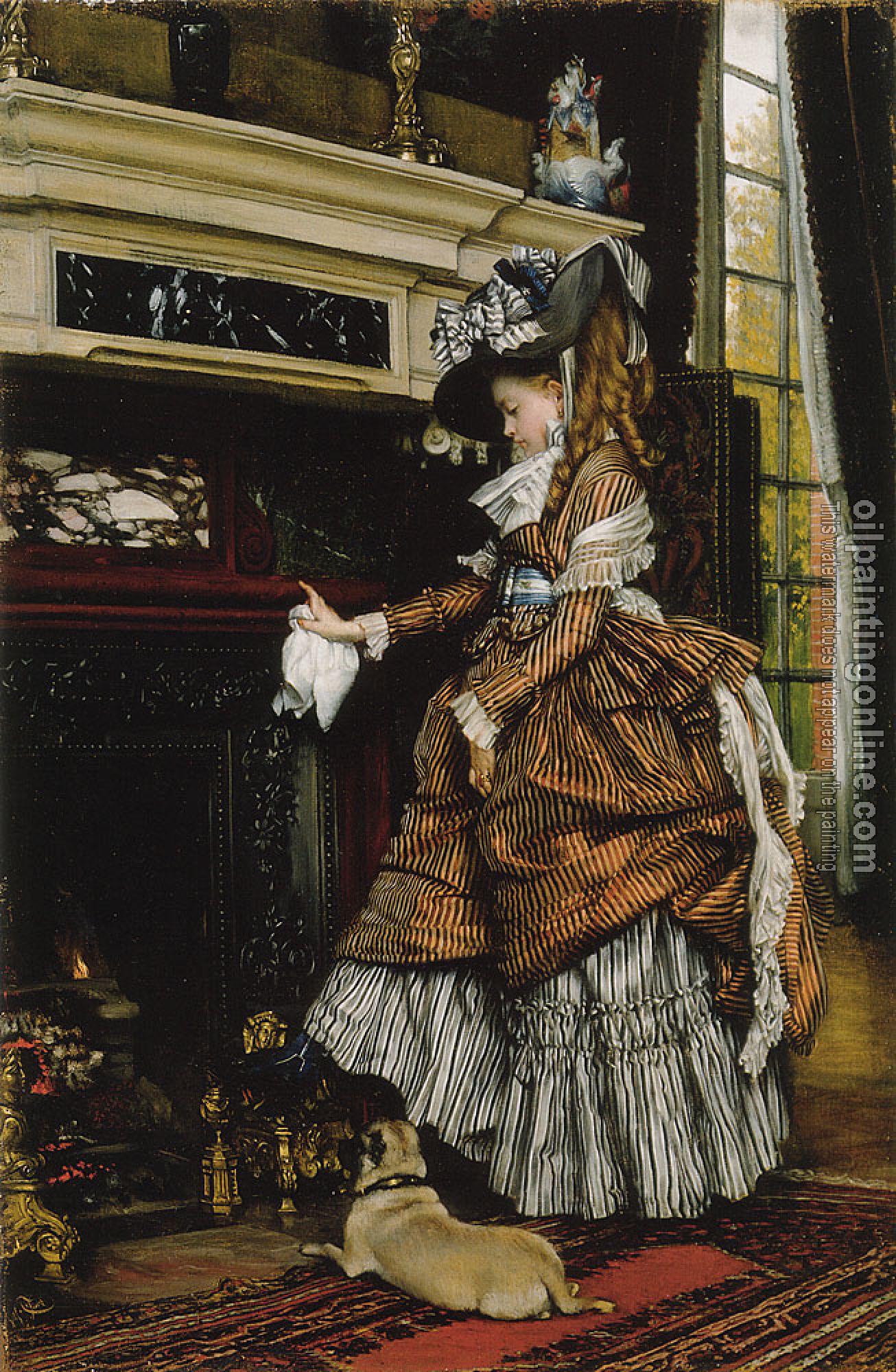 Tissot, James - La cheminee